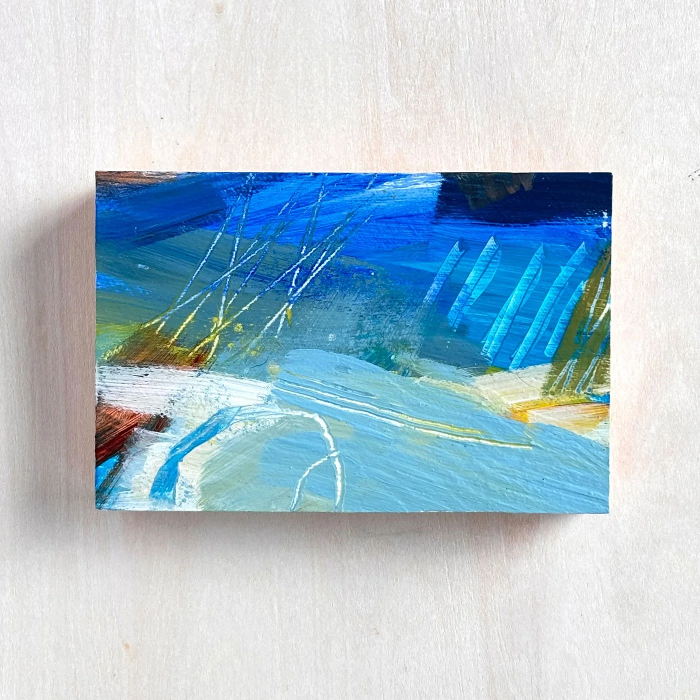 Mini seascape in blues - no.4