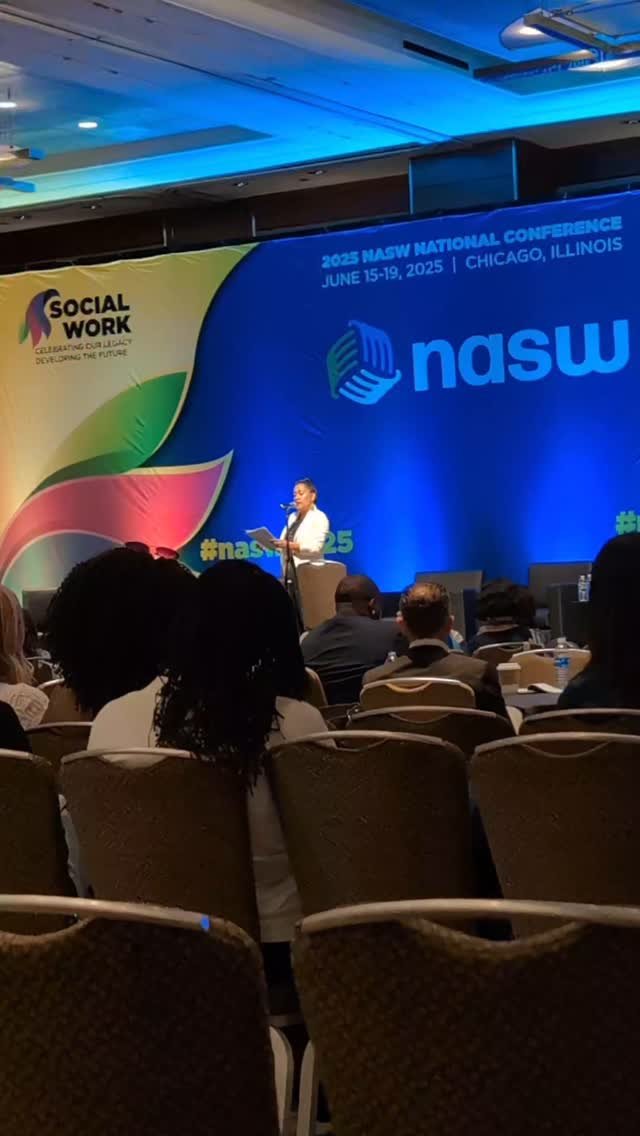 One of the most beautiful things of the National association of social workers conference was meeting and being in community with so many women of color. this was my first time attending the NASW conference and that's because I rarely saw myself in t