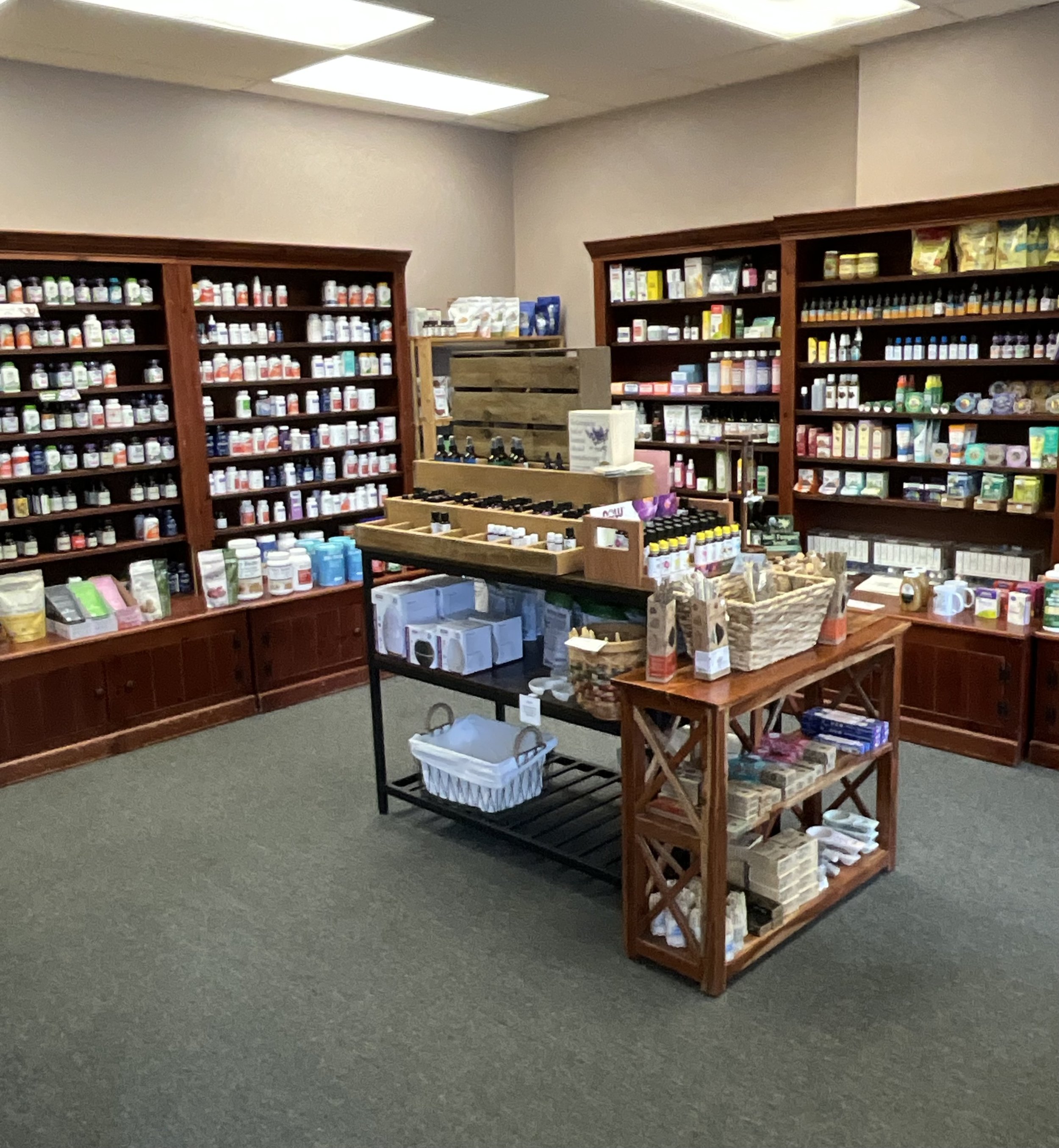 Inside Herbs for Life — explore our shelves filled with natural supplements, herbal products, and wellness essentials