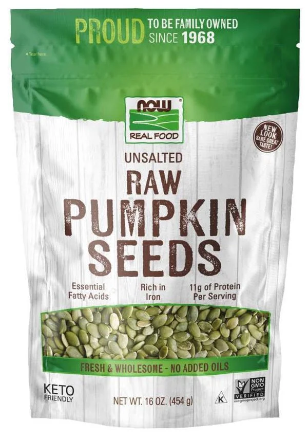 Raw Pumpkin Seeds, NOW Foods