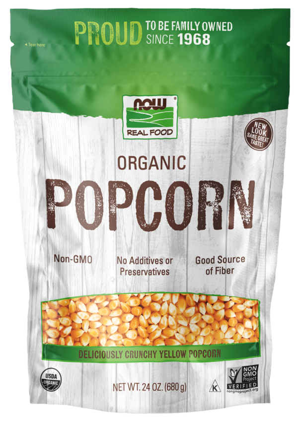 Organic Popcorn, NOW Foods