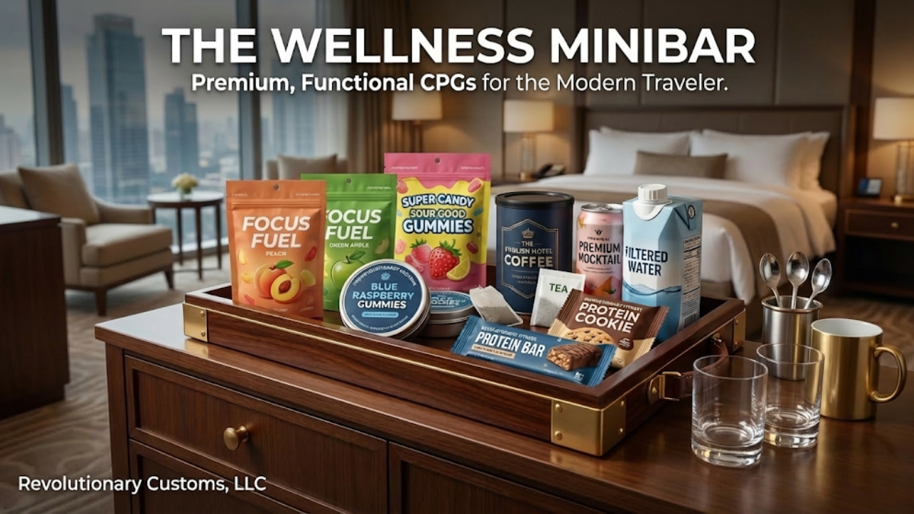 the "Wellness Minibar": Swapping Junk Food for Branded Functional CPG’s
