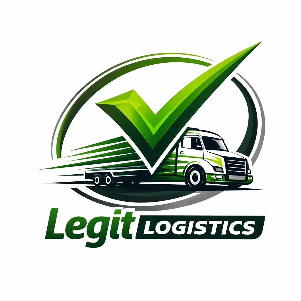 A logo for Legit Logistics featuring a stylized truck with green accents and a large green check mark above it, symbolizing reliable delivery service. RIFFT FLEET SHOP RIFFT LLC
