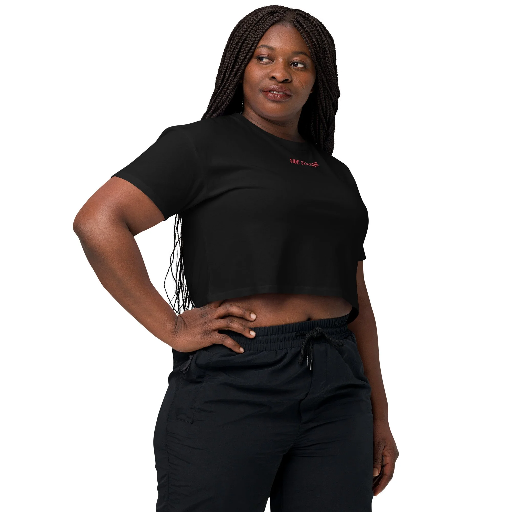Tiny Text Crop Top