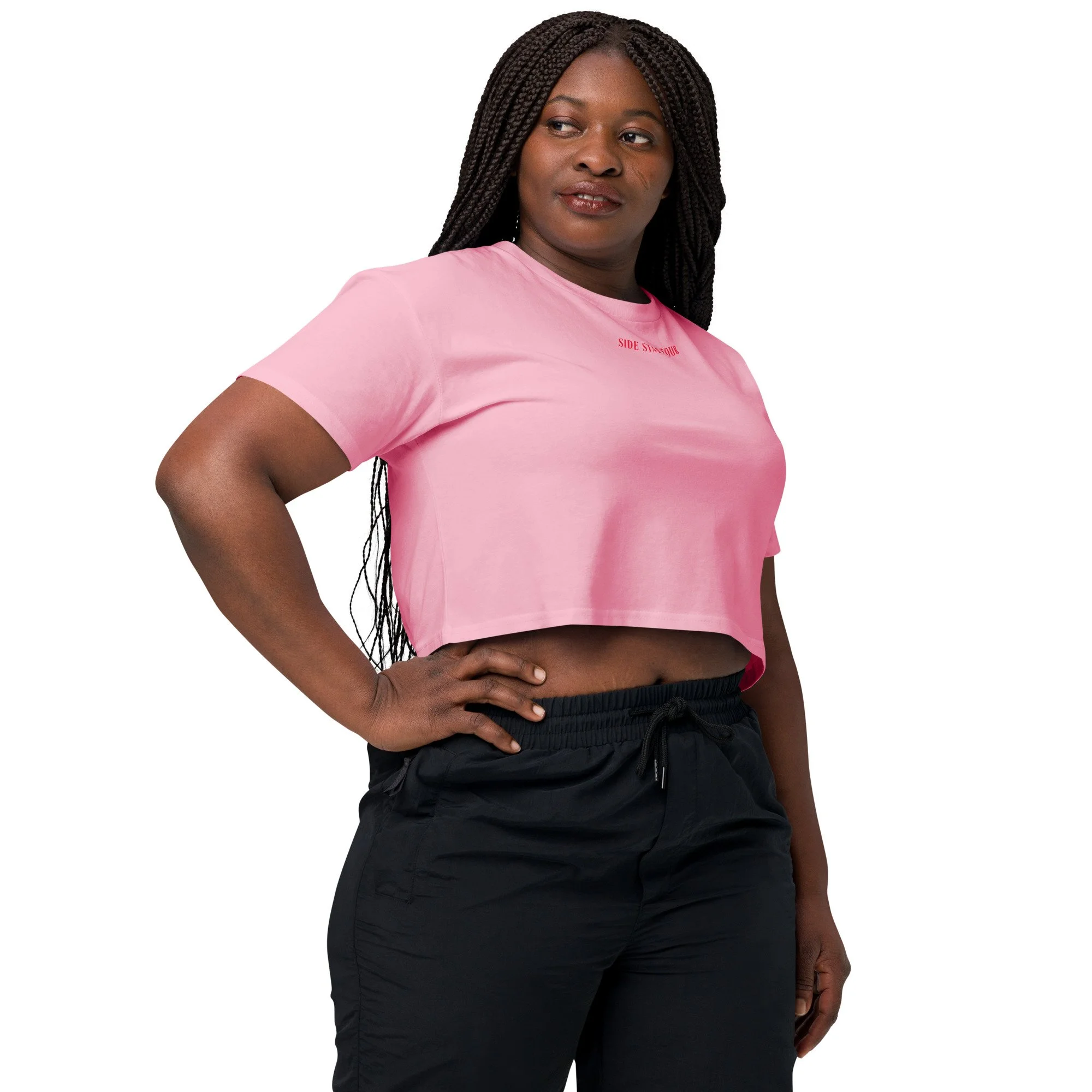 Tiny Text Crop Top