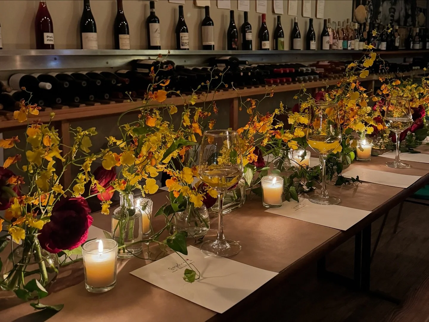 Highly recommend celebrating a birthday surrounded by wine, pizza, and dear friends. Thank you to all! ✨ 

Venue: @joneswine 🍷 
Florals: @patriciasnotebook 🥀 
Pizza: @lindustriebk 🍕 
Cake: @magnoliabakery 🎂 
Wine notes: @bridgetbeale 📝