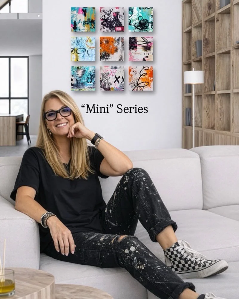 The &ldquo;Minis&rdquo; are here.  Small size. Big attitude. 
Each one is an original. Each one has its own personality.

See the full series &rarr; link in bio.