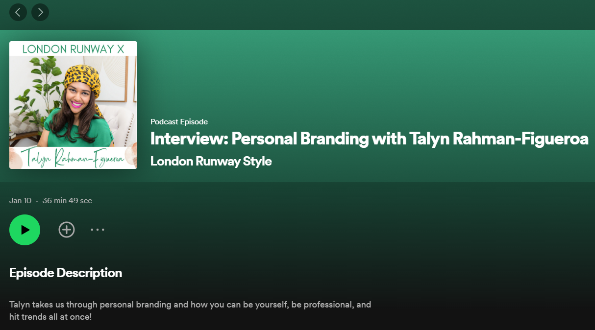 London Runway X press feature with Boss Diplomat