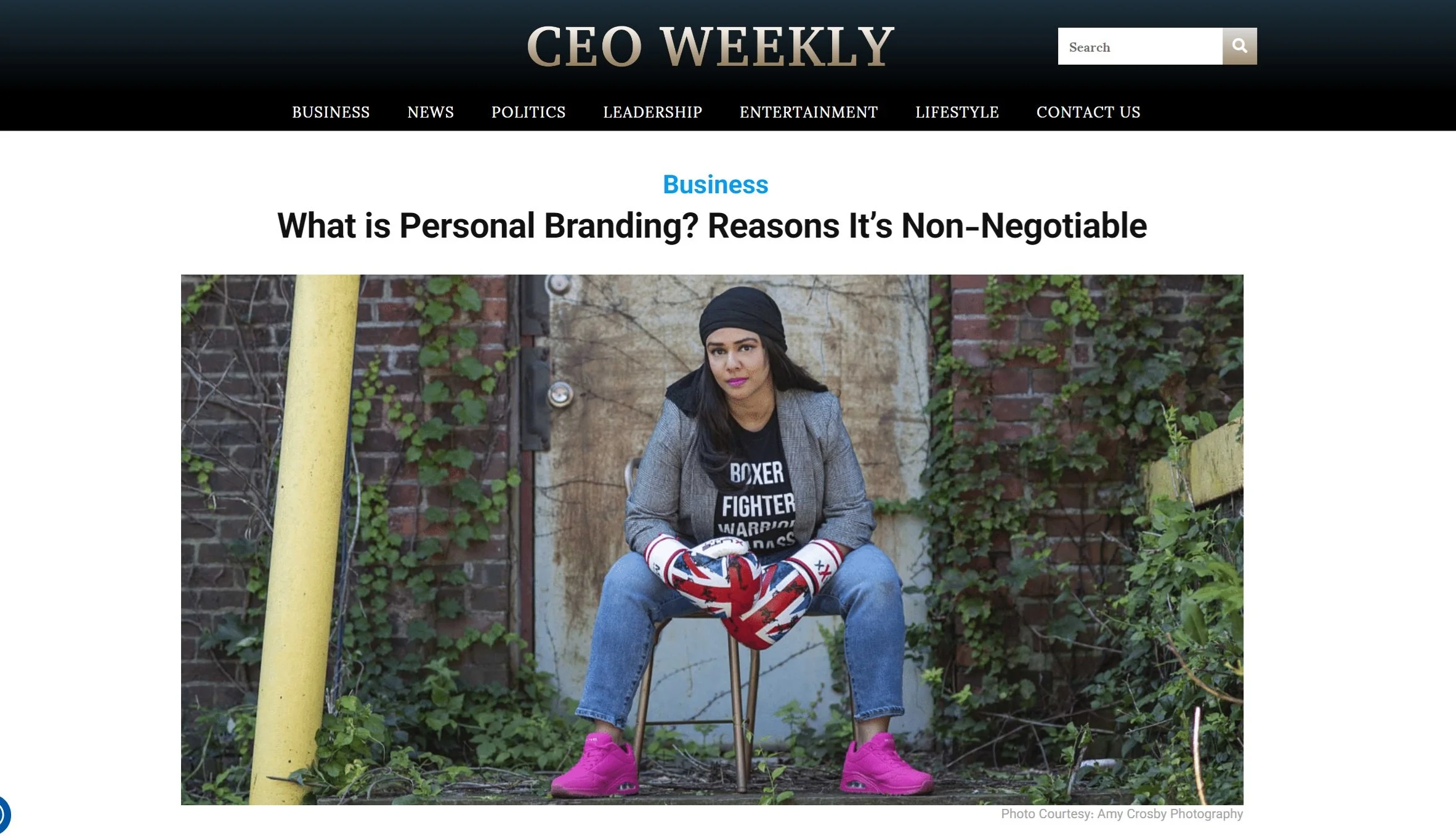 CEO Weekly press feature - Boss Diplomat
