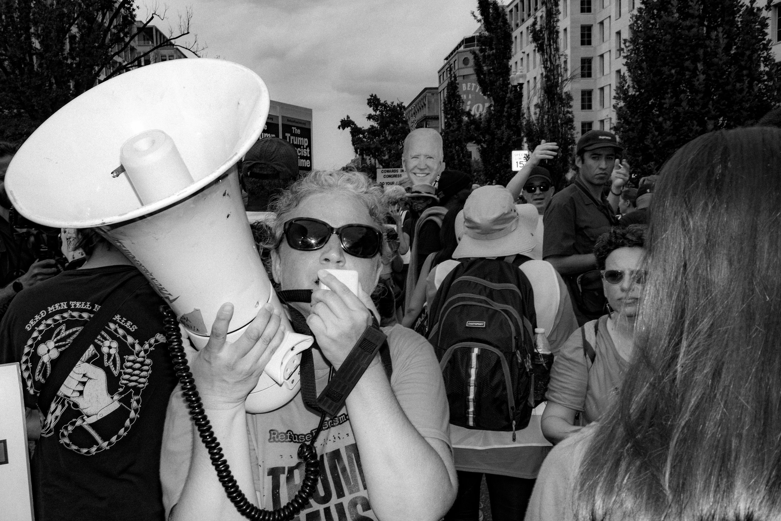 No Kings demonstration near the White House, Washington D.C., 2025