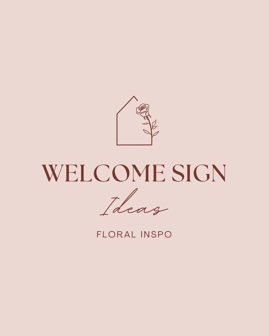 Most people just ask for a simple garland or corner piece when it comes to welcome signs, but here are some unique ideas that will get guests excited!👏

We LOVE working with welcome signs!! If you want one for your wedding, DM us! Let&rsquo;s make i