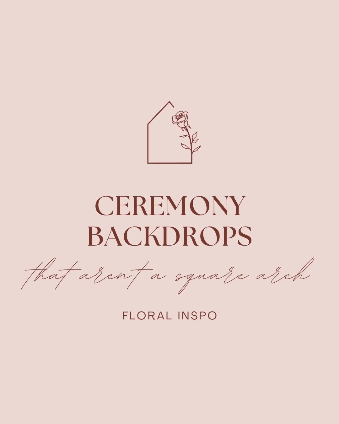 Some different, unique, &amp; beautiful ceremony backdrops to give you some inspo💖💐

Which backdrop is your fav?💗

**all inspo pics are from Pinterest**

&bull;
&bull;
&bull;

#ceremonybackdrops #weddingflowers #weddingflorist #bridetobe #2026brid