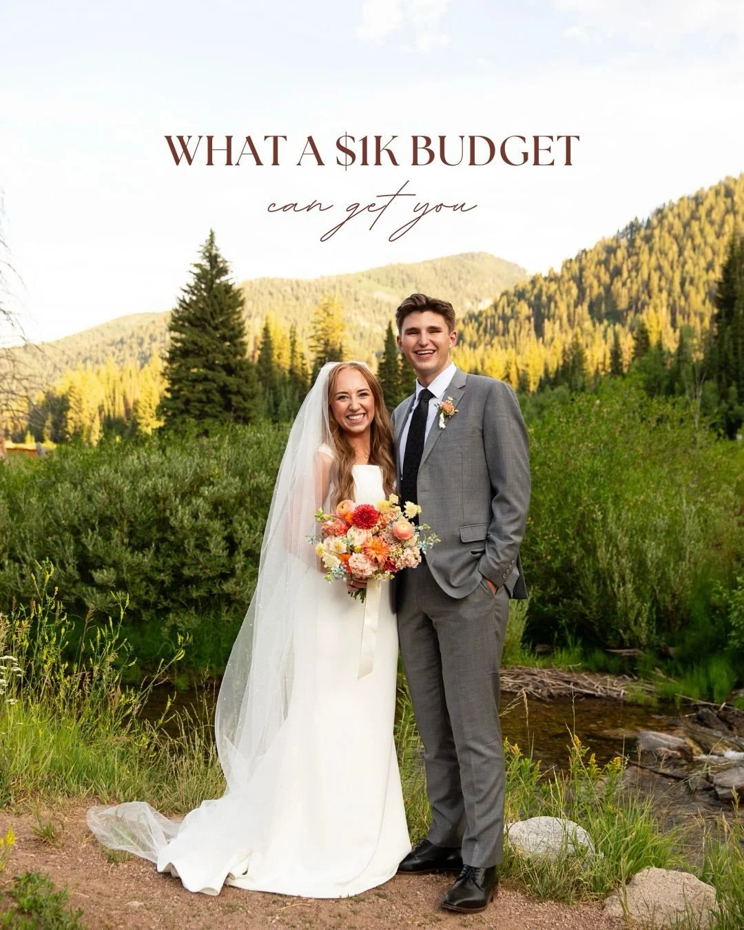 What a $1k budget can get you!💐

These options are great if you&rsquo;re wanting just a few florals for your wedding day! We&rsquo;ve already posted $5k and $3k budget posts if you wanted to go check those out as well💗

Let us know if you have any 