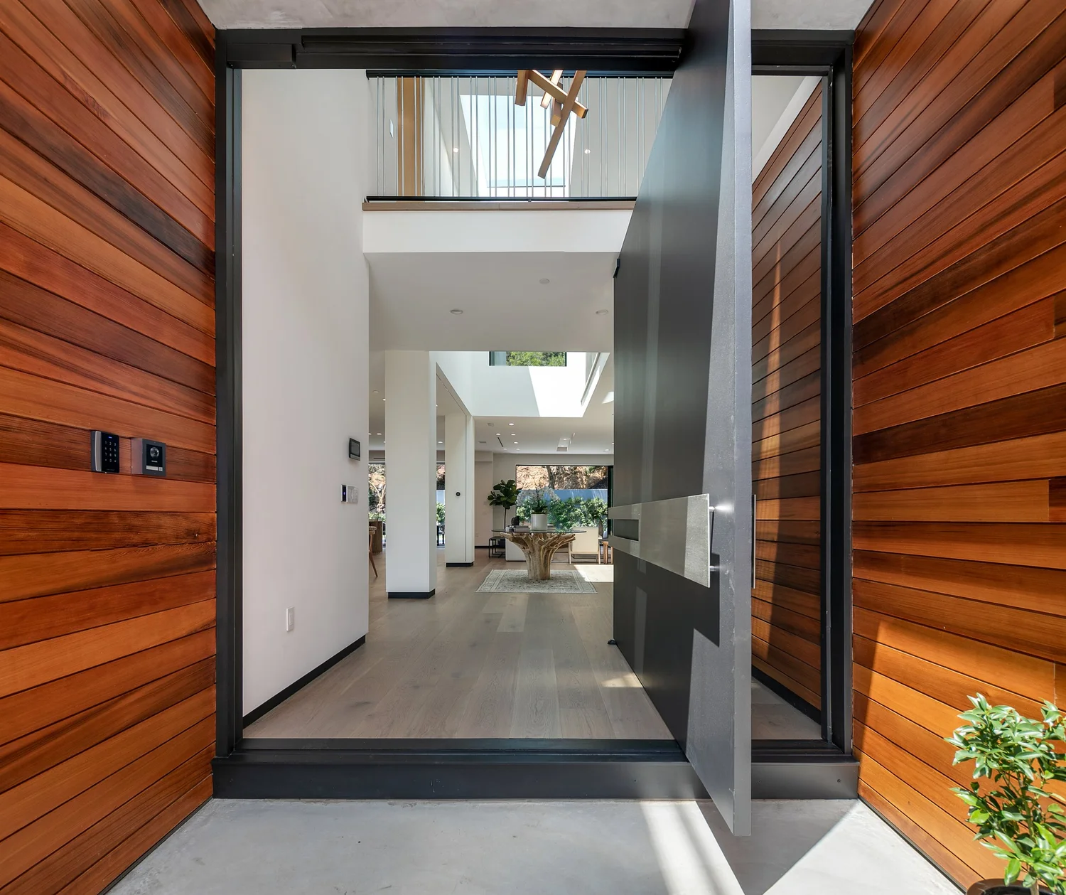 Interior detail — Rising Glen residence