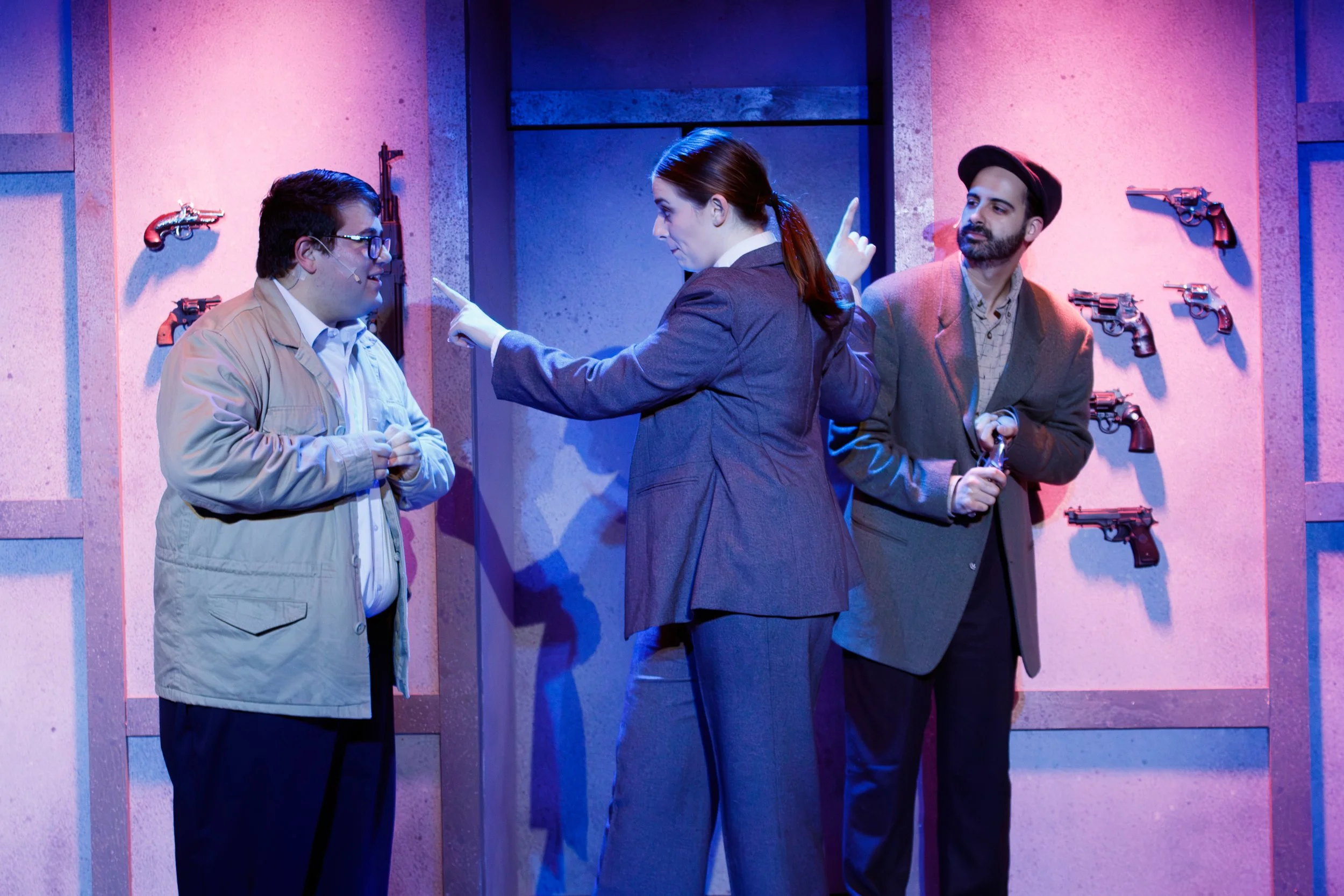 The Proprietor in Assassins at Stageworks at Studio 237