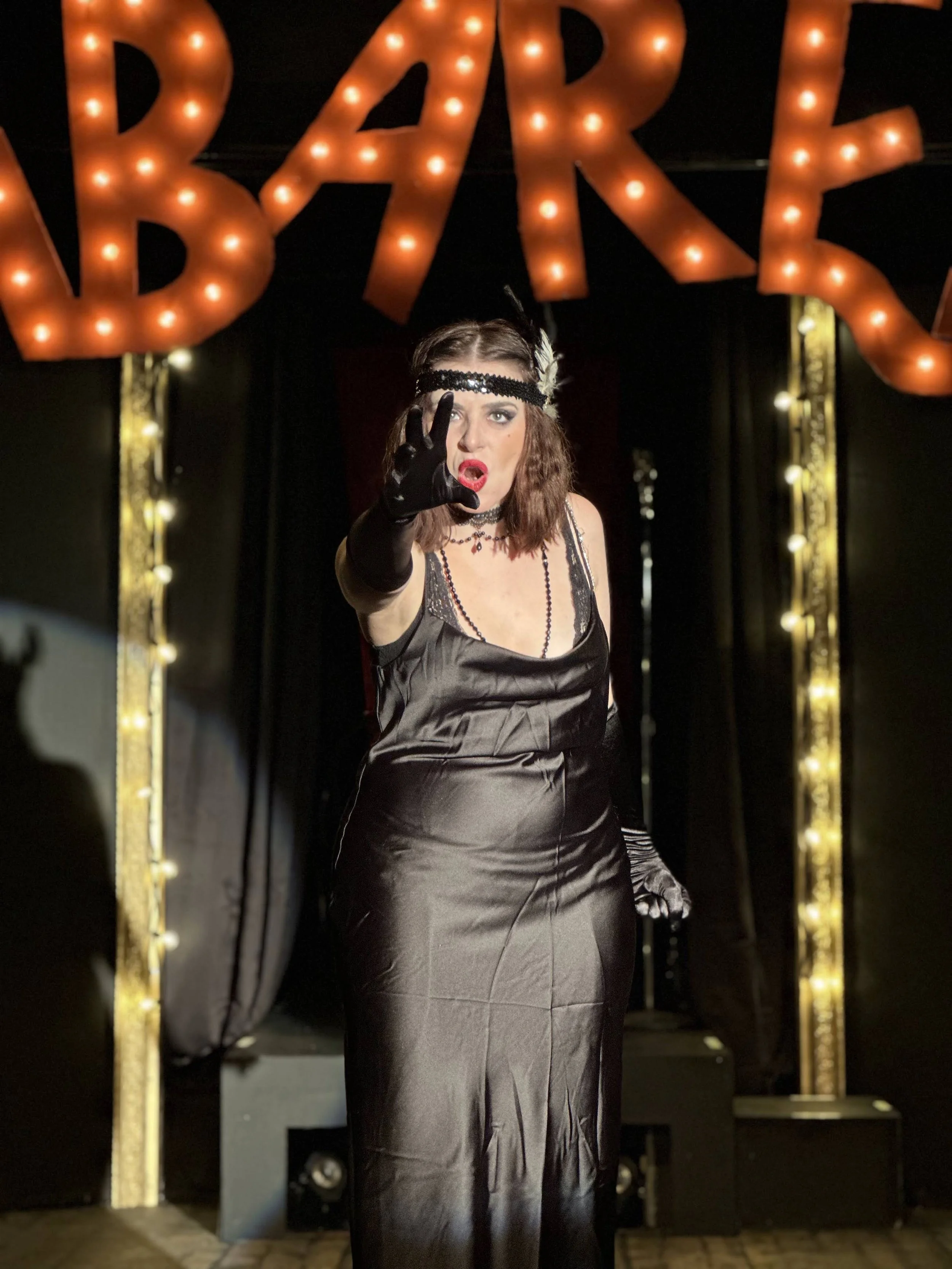 Sally Bowles in Cabaret at Brundage Park Playhouse