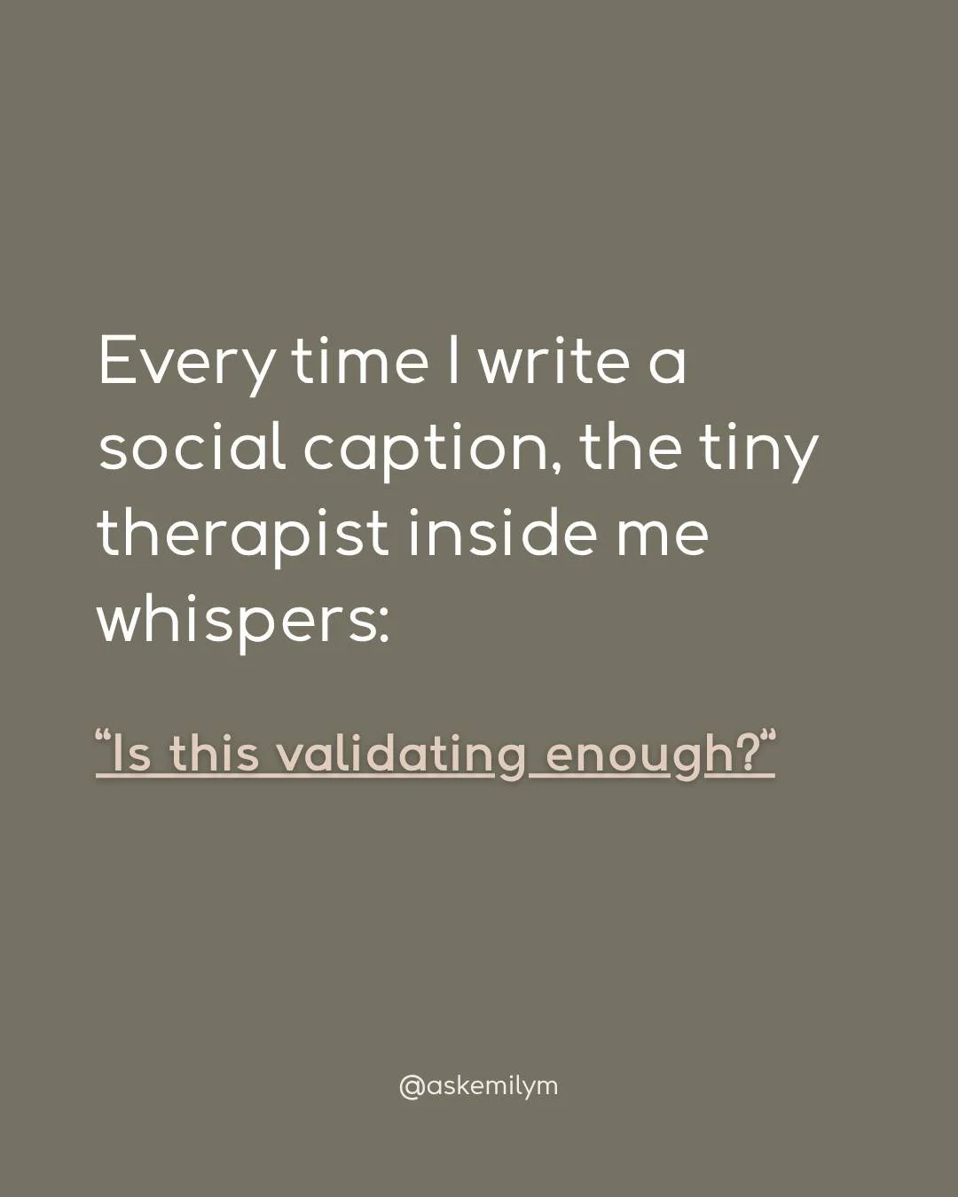 I'm no longer a therapist. But that therapist brain? Still very present.

It kicks in when I&rsquo;m choosing words or thinking about the color scheme for a website. 
When I&rsquo;m imagining the person on the other side of the screen, I think not ju