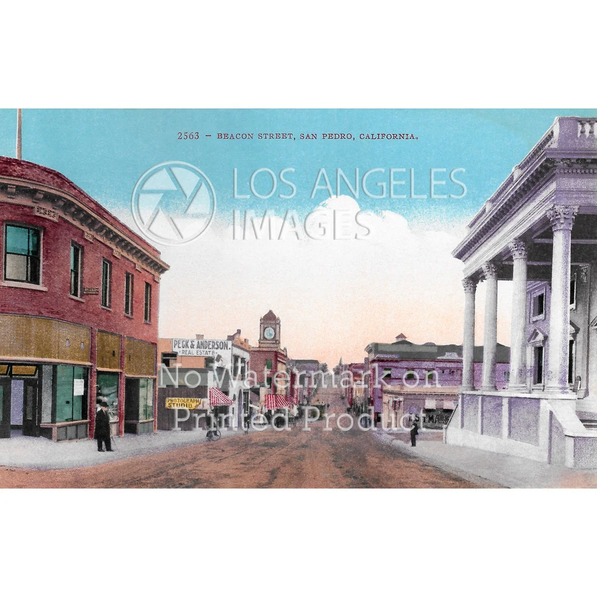 San Pedro, Beacon Street - Circa 1910