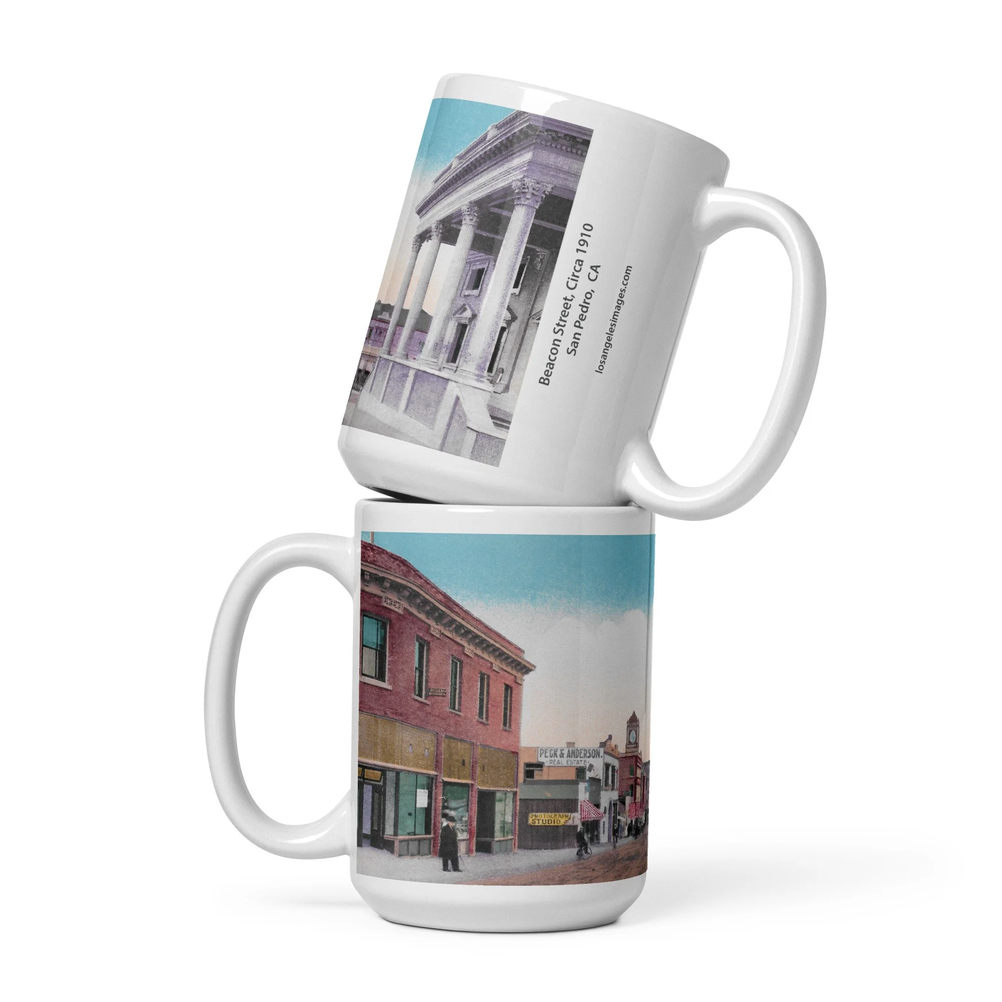 Mug - San Pedro, Beacon Street - Circa 1910