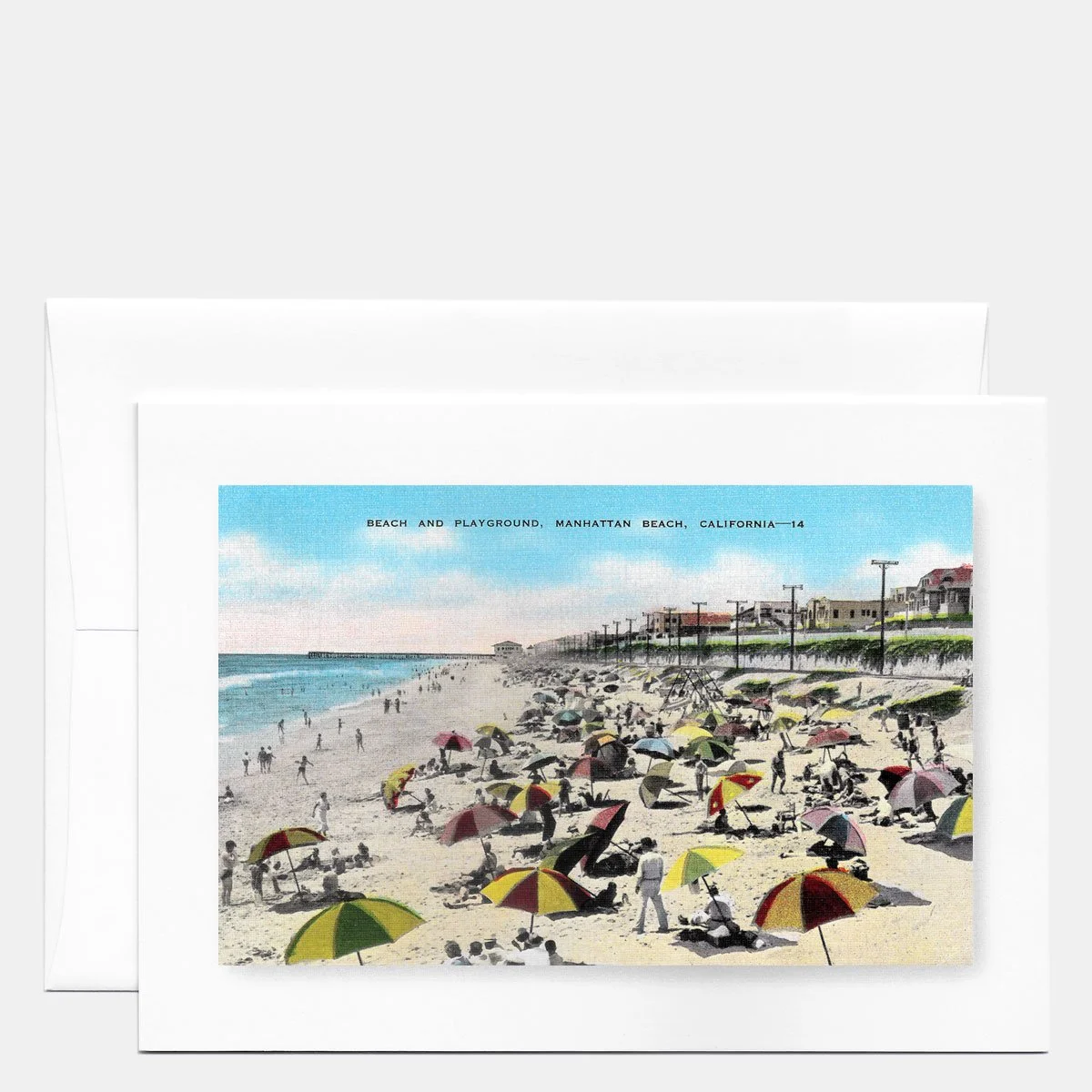 Manhattan Beach Beach, Circa 1945