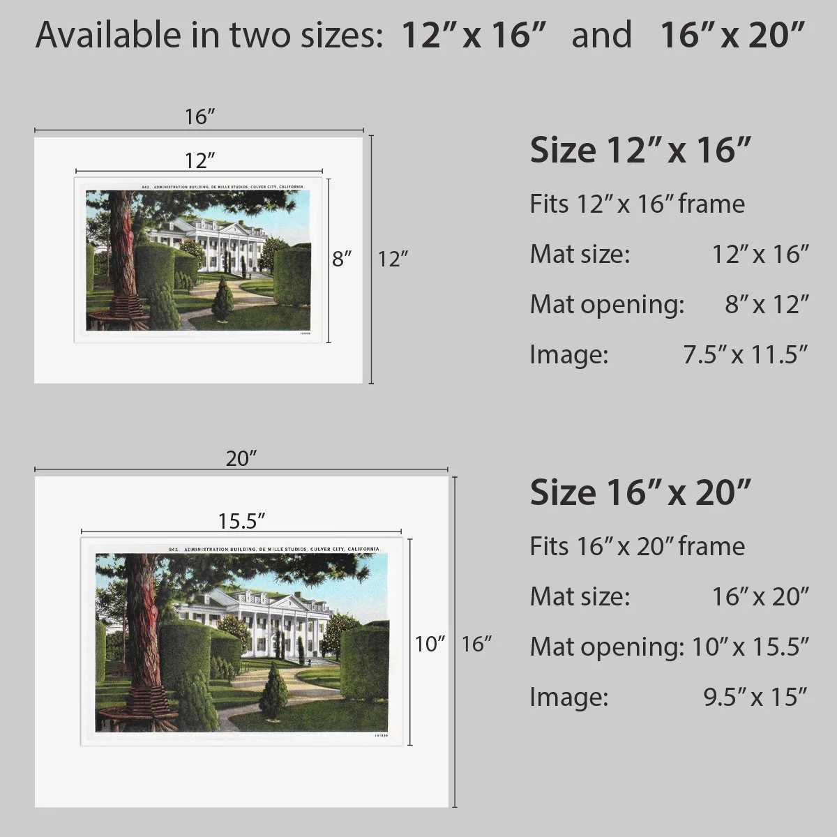 Wall Art - Culver City De Mille Studios - Circa 1925