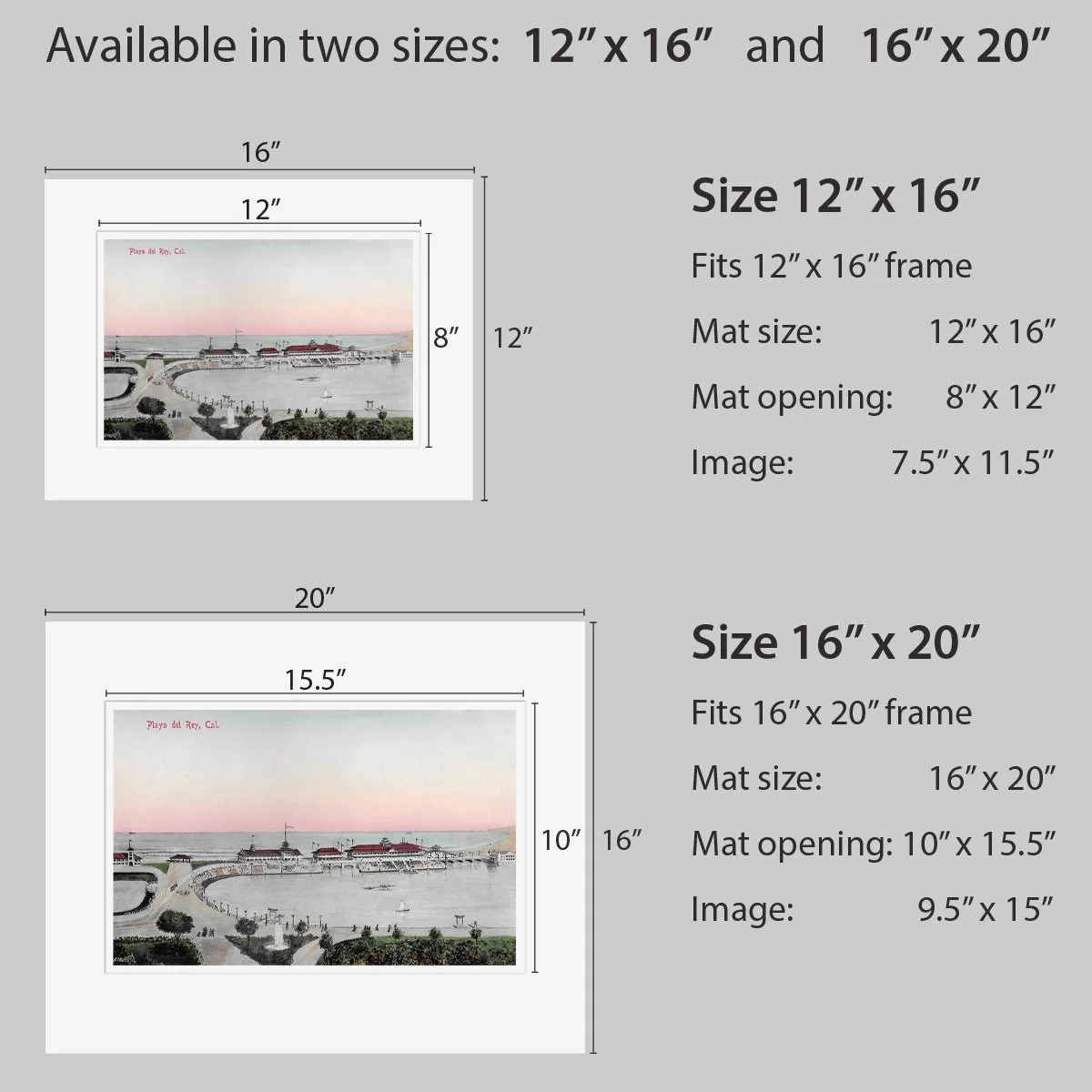 Wall Art - Playa del Rey - Circa 1910