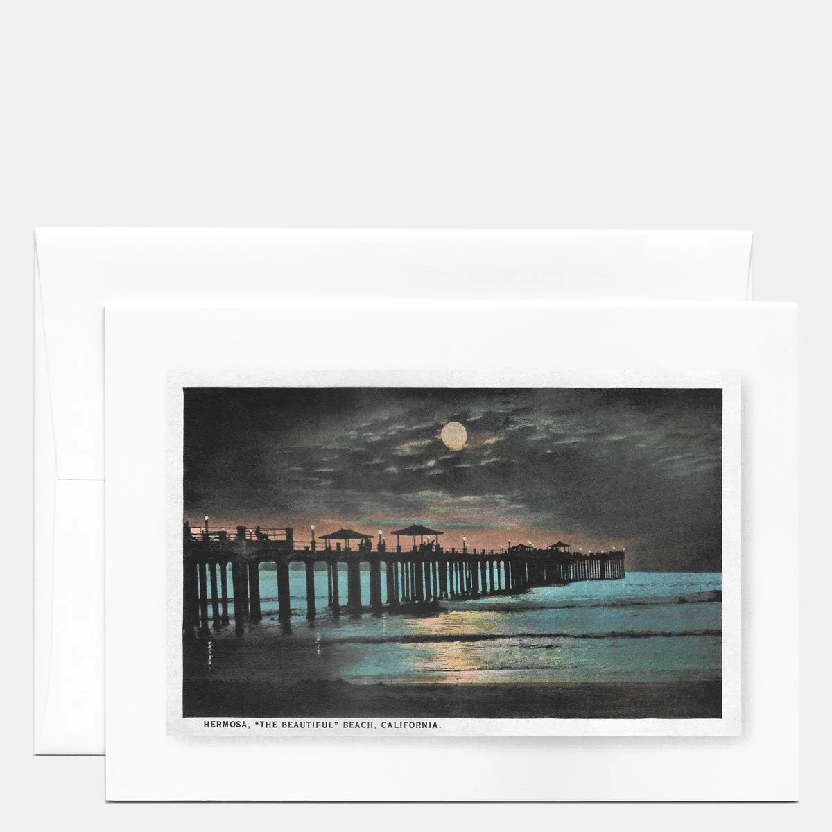 Hermosa Beach Pier at Night, Circa 1935