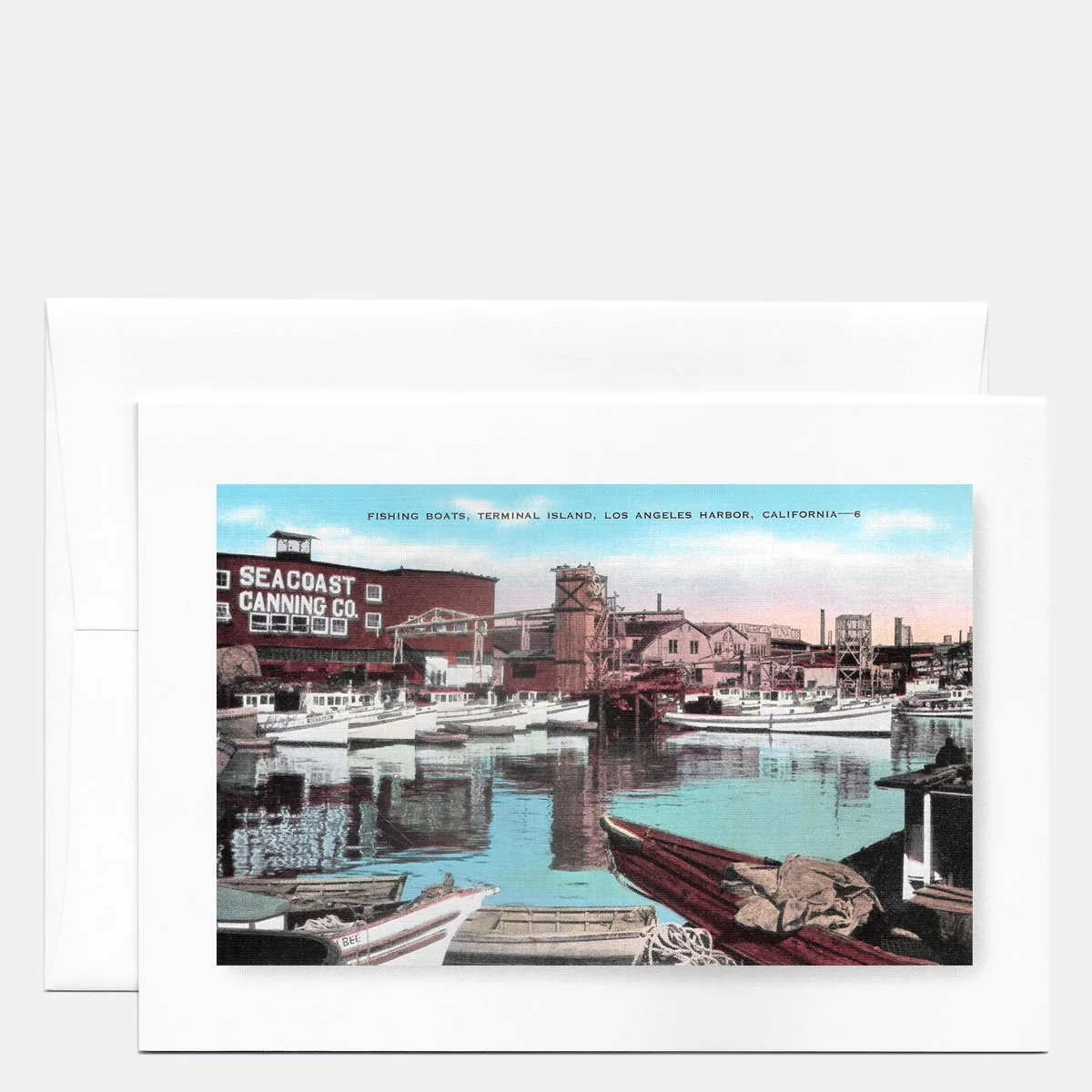 Fishing Boats at Terminal Island, San Pedro, Circa 1940