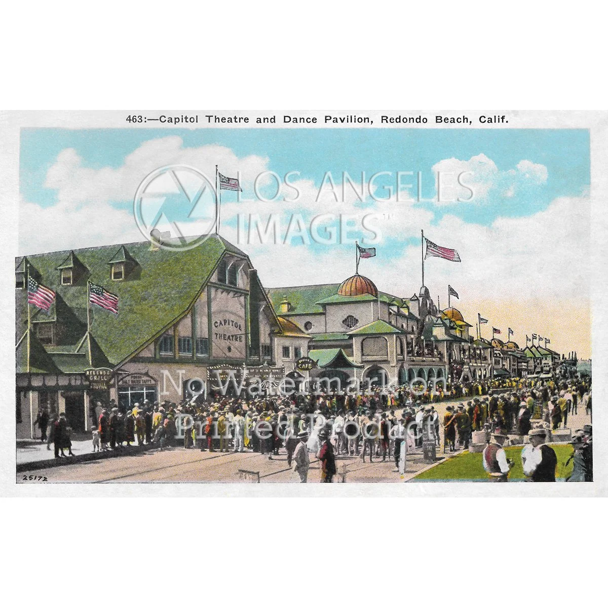 Redondo Beach Capitol Theater and Dance Pavilion - Circa 1915