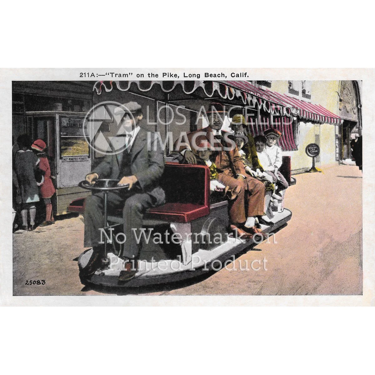 Long Beach Tram on the Pike