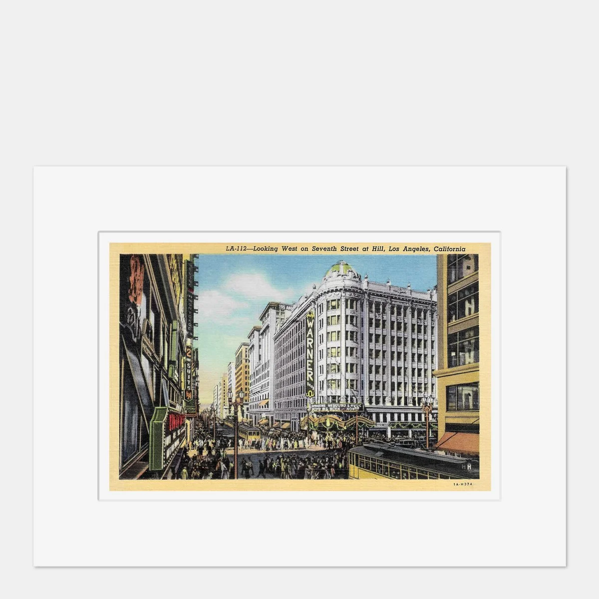 Wall Art - 7th Street from Hill Street, Los Angeles - 1931