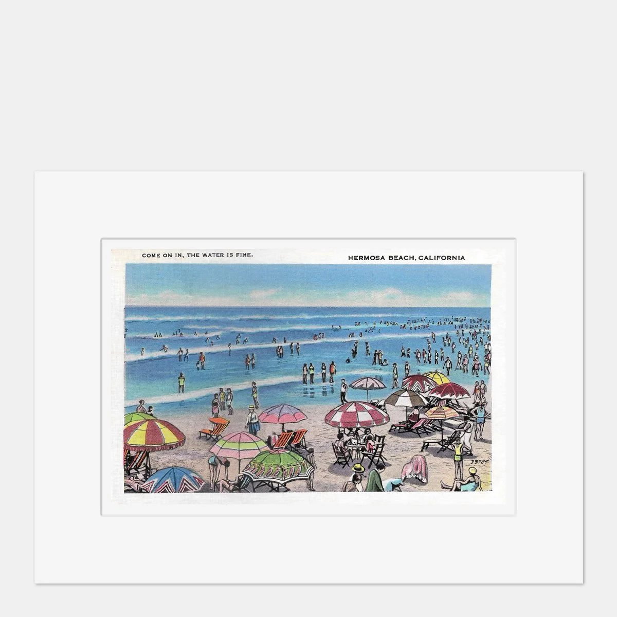 Wall Art - Hermosa Beach Beach - Circa 1935