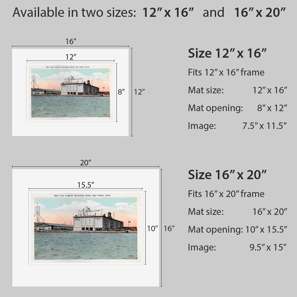 Wall Art - San Pedro Warehouse No 1 - Circa 1920