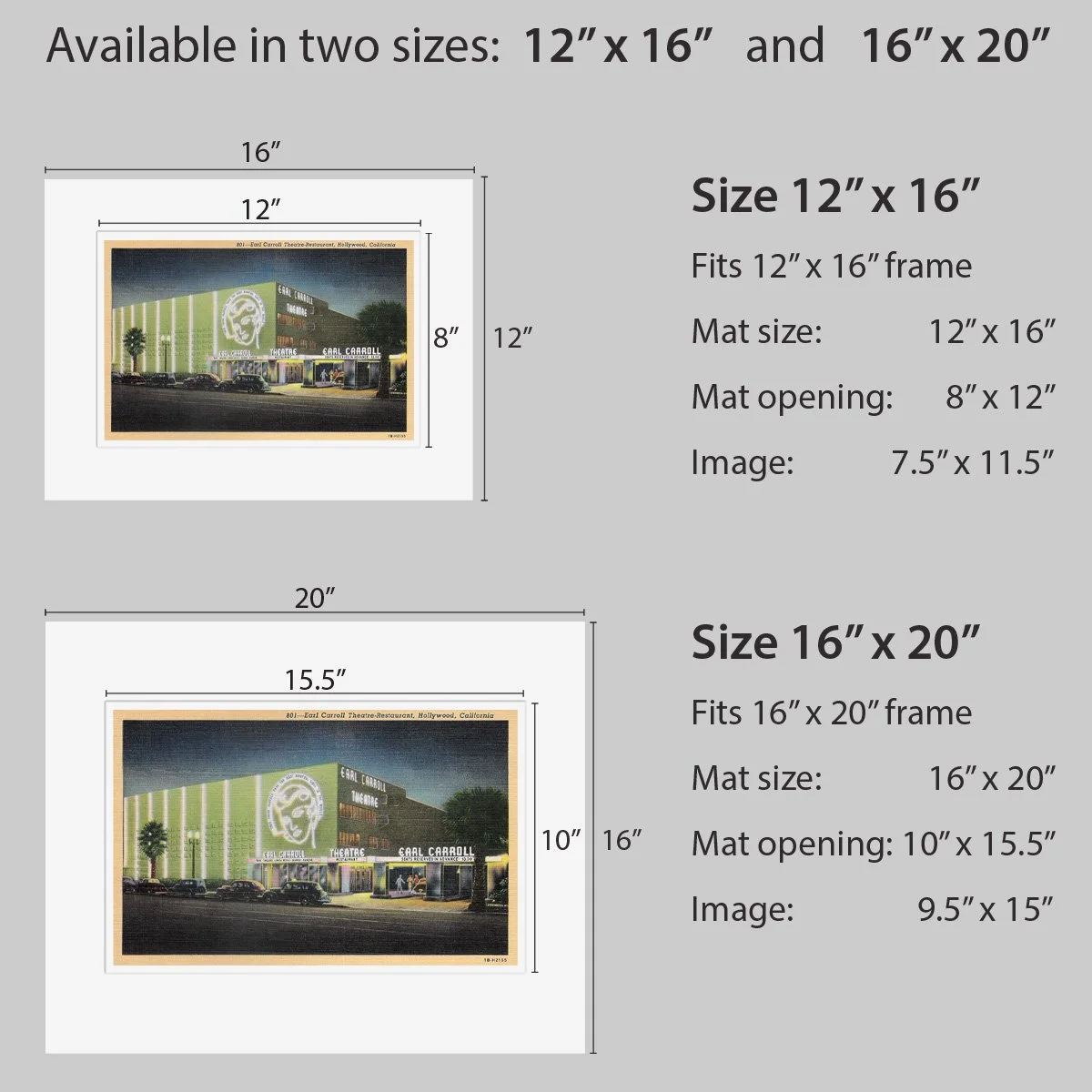 Wall Art - Earl Carroll Theater, Hollywood  - 1941