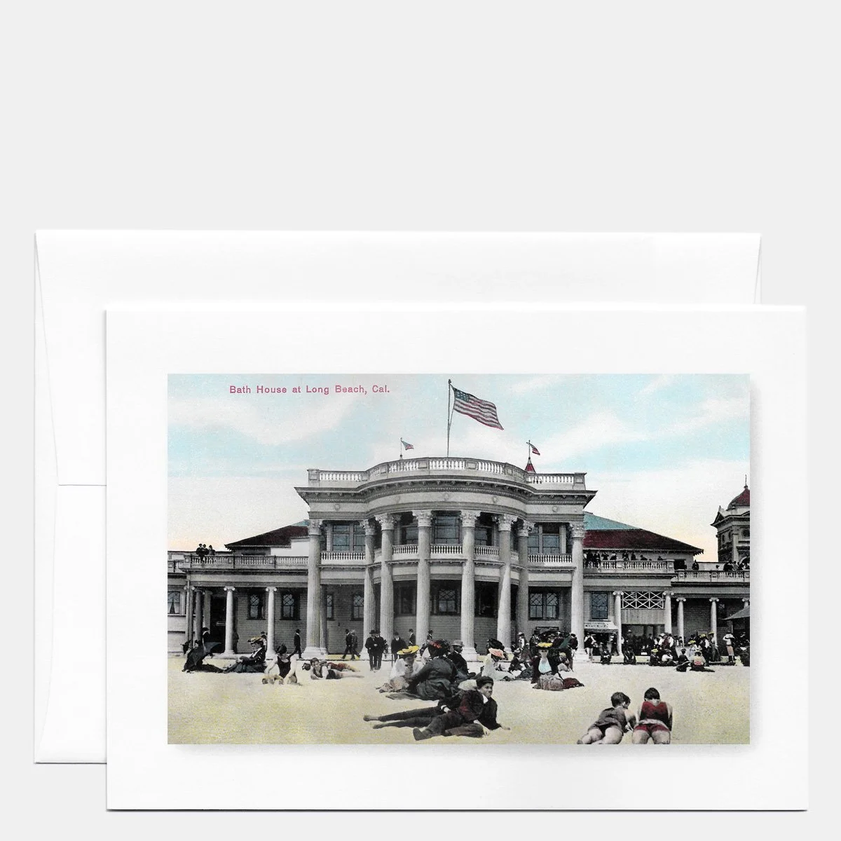 Notecard Long Beach Bath House