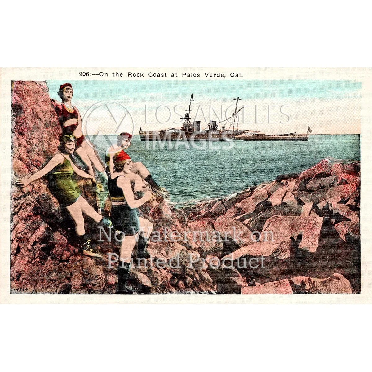 Palos Verdes On the Rocks - Circa 1920