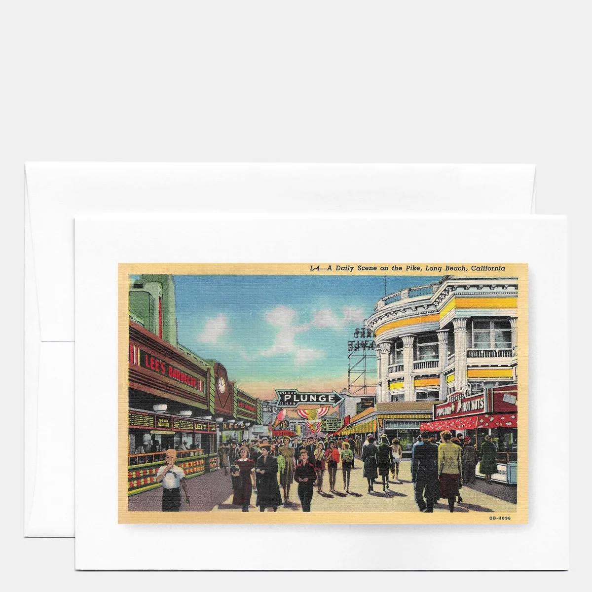 Notecard Long Beach The Pike