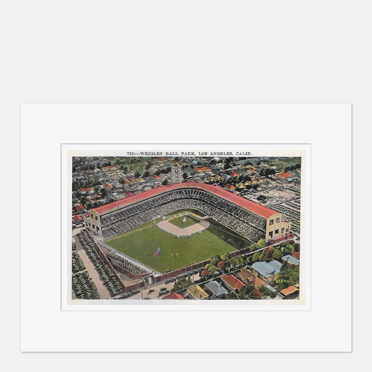 Wall Art - Wrigley Field Los Angeles - Circa 1925