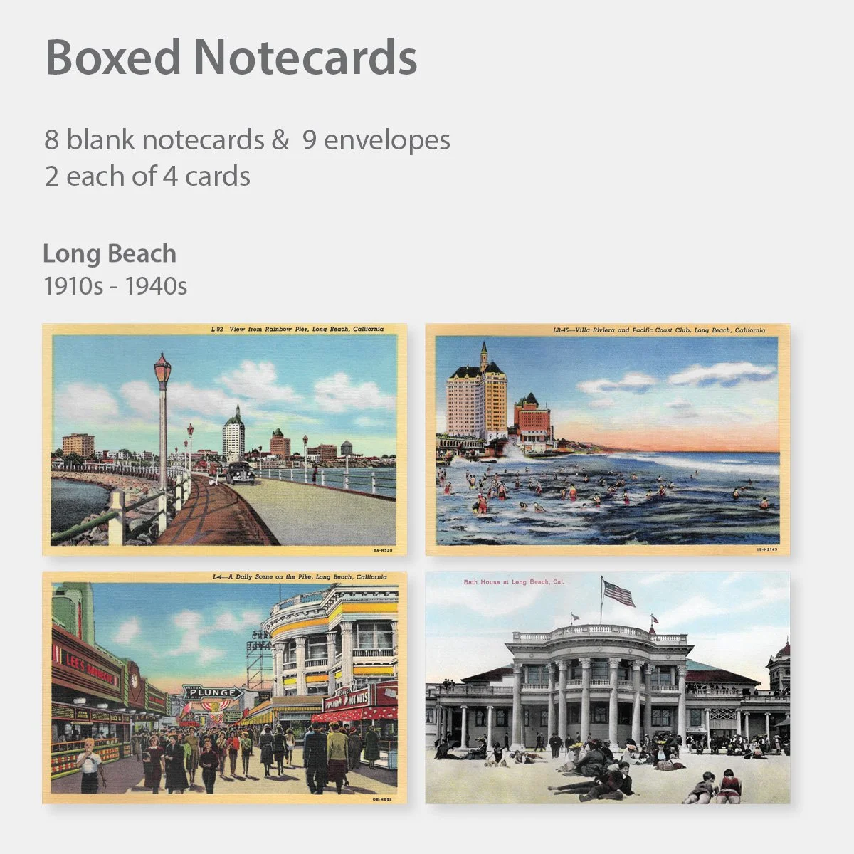 Boxed Notecards - Long Beach