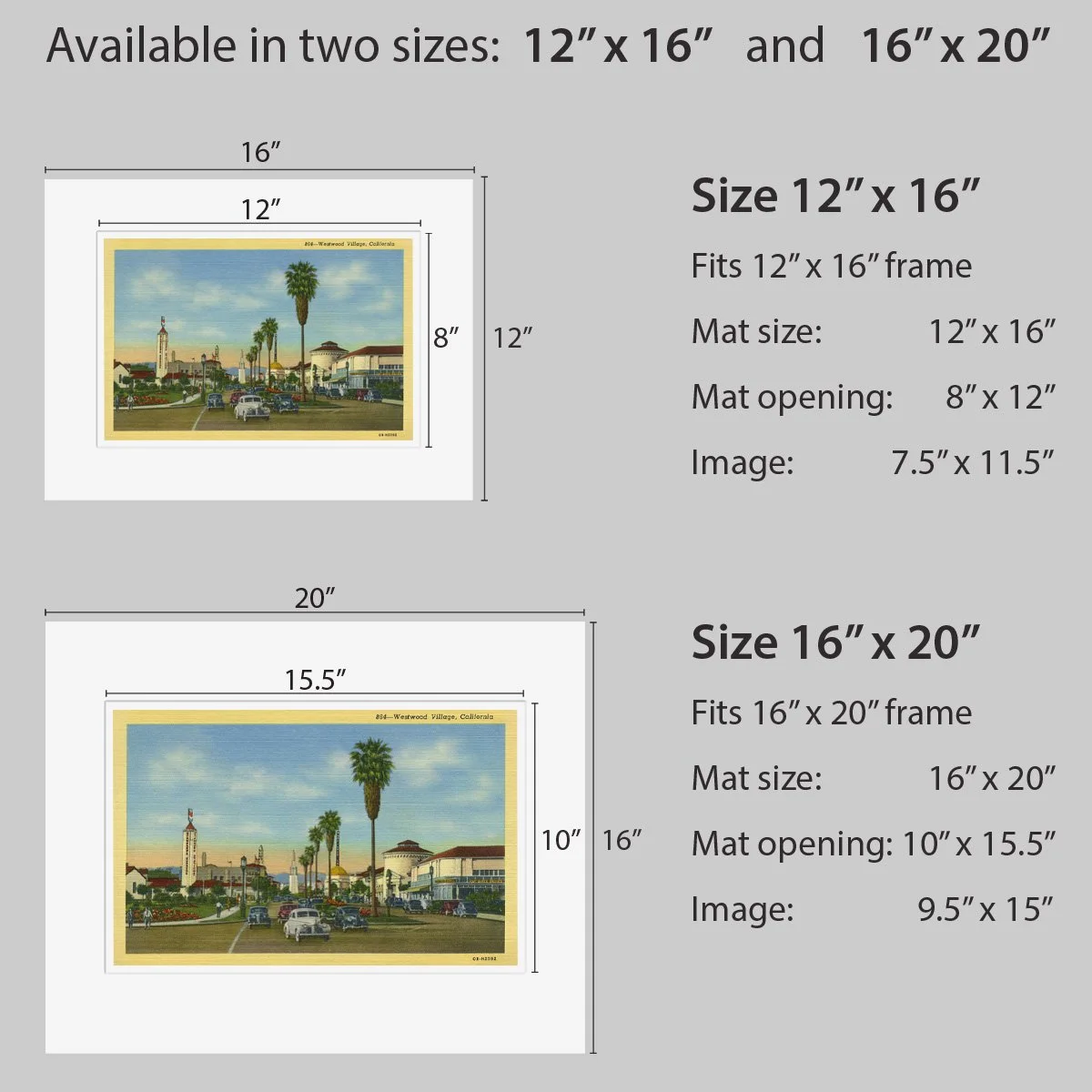 Wall Art - Westwood Village, Los Angeles - 1940