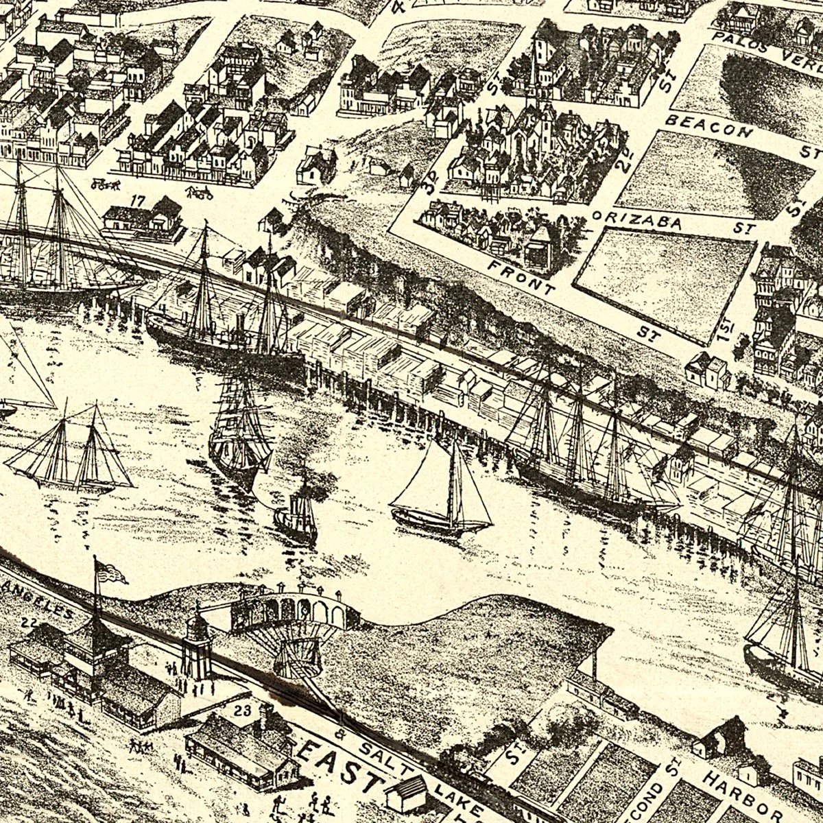 Map - San Pedro - Circa 1905
