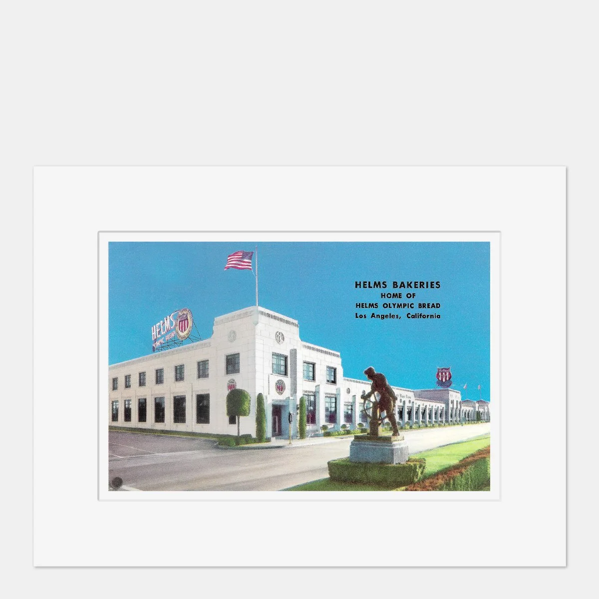 Wall Art - Culver City Helms Bakery - Circa 1950