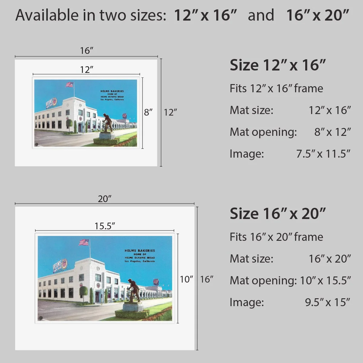 Wall Art - Culver City Helms Bakery - Circa 1950