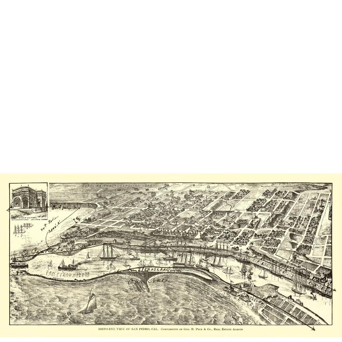 Map - San Pedro - Circa 1905