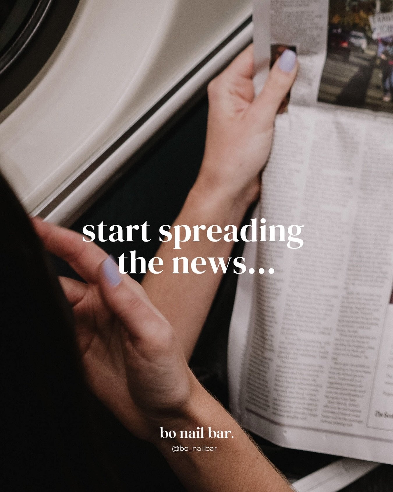 Have you heard the news? &iexcl;Estamos a nada de abrir y va a ser e-p-i-c! &iexcl;Ya queremos que nos conozcan! 💅🏼. Deja un like si ya quieres saber de qu&eacute; se trata. ⬇️ #nailbar  #u&ntilde;as #manicure #pedicure #BoNailBar