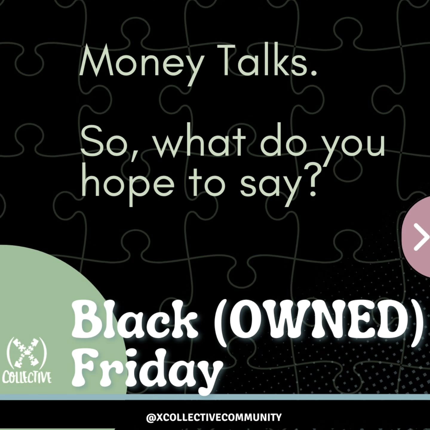 On this, Black (Owned) Friday, we're inviting you iinto something slower, more intentional, and rooted in collective care. We're inviting you to invest in community.

At (X) Collective, every contribution fuels building programs rooted in connection,