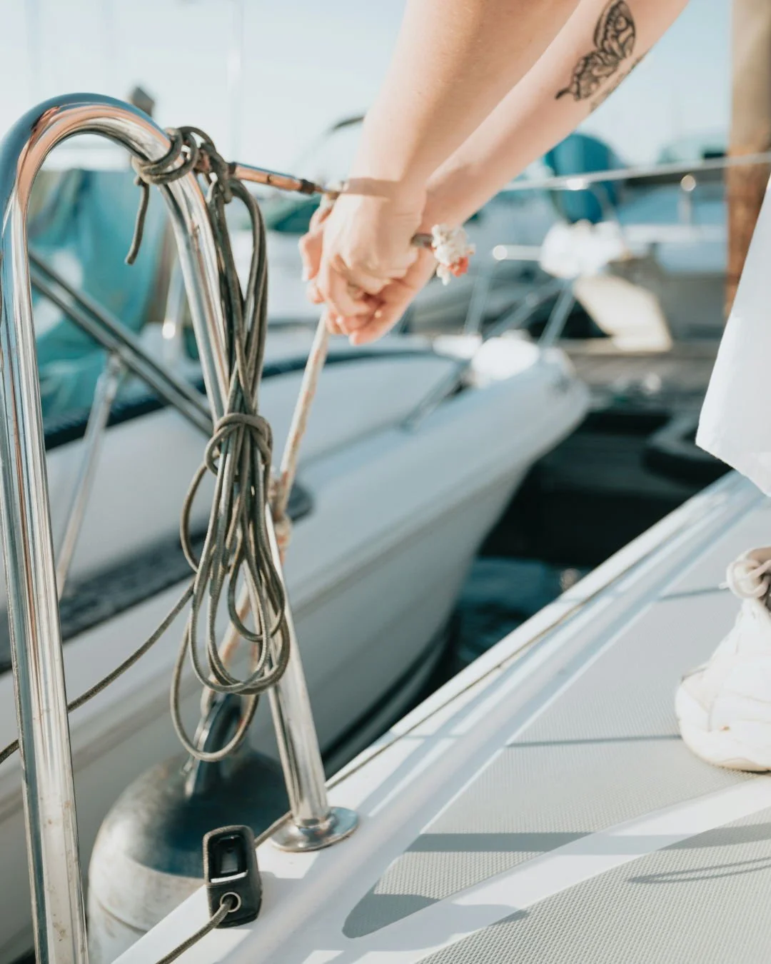 Your body and mind work as one - also at sea. 
When stress builds, it shows up everywhere: in your sleep, your energy, your  ability to focus.

In both of our programs we teach practical stress-relief techniques to help you build resilience, so both 