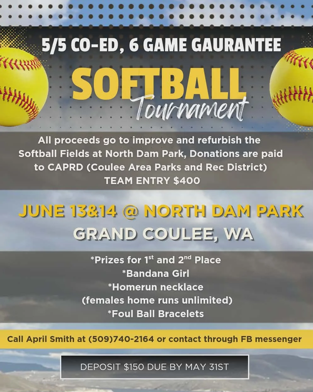 Coulee Area Coed Softball Tournament