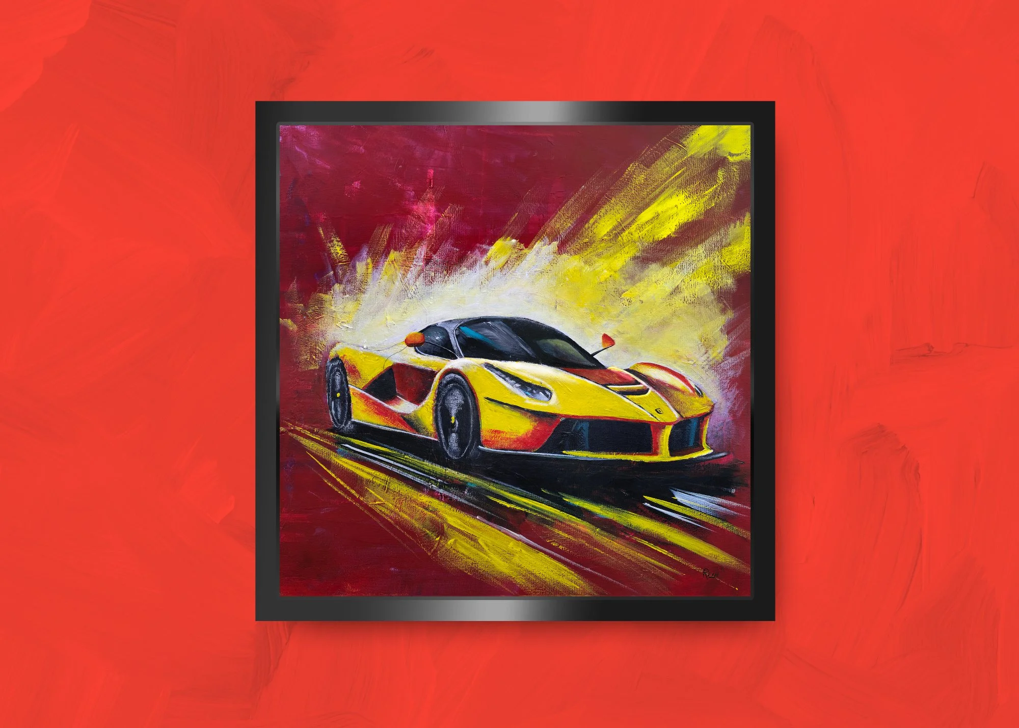 YELLOW SURGE: LaFerrari