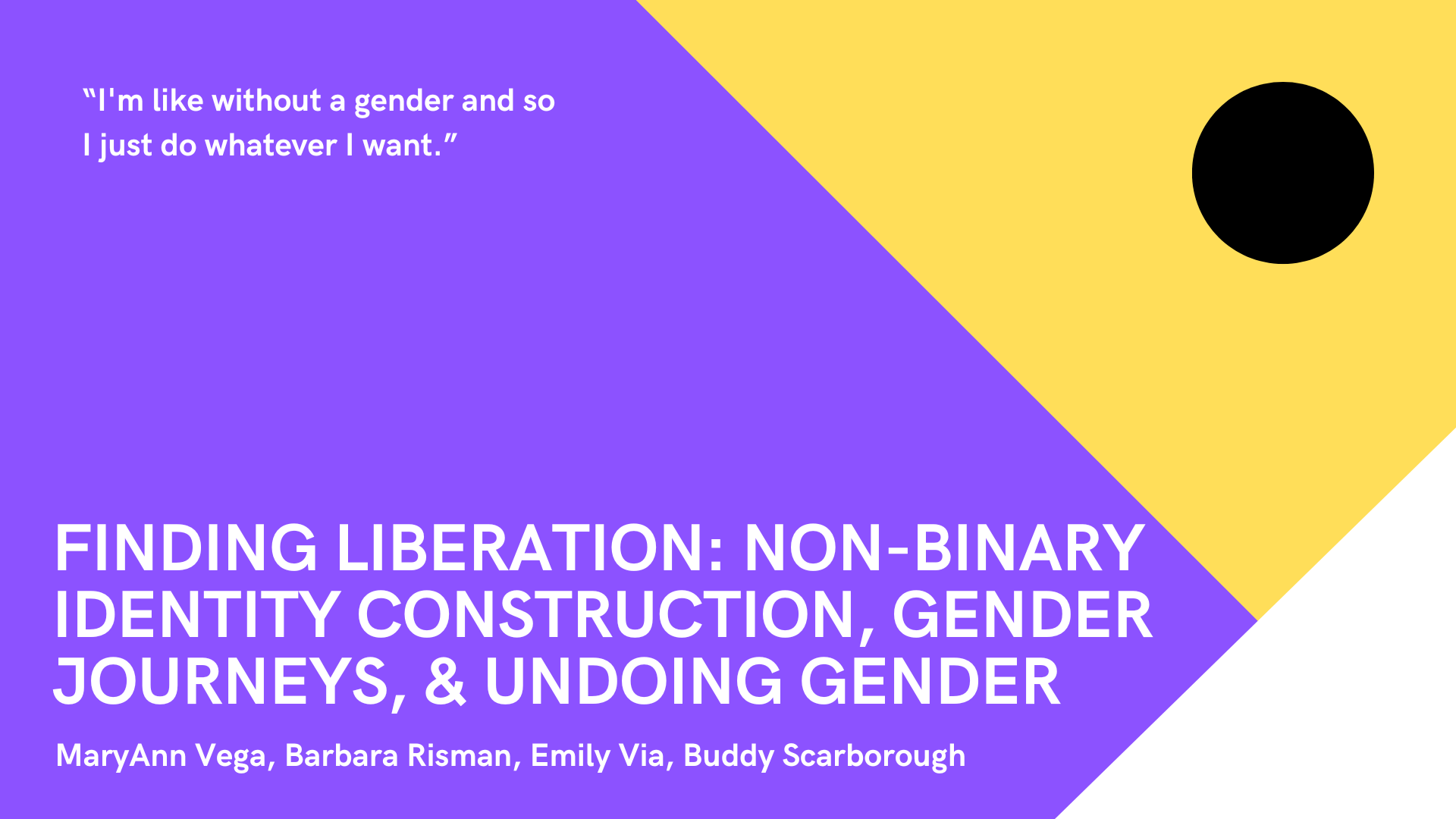 Finding Liberation Non-Binary Identity Construction, Gender Journeys, & Undoing Gender.png